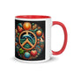 Tasse mit farbiger Innenseite 'Spirituell'