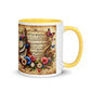 Tasse mit farbiger Innenseite 'Music is life', Teil meiner 'Music is life'-Kollektion