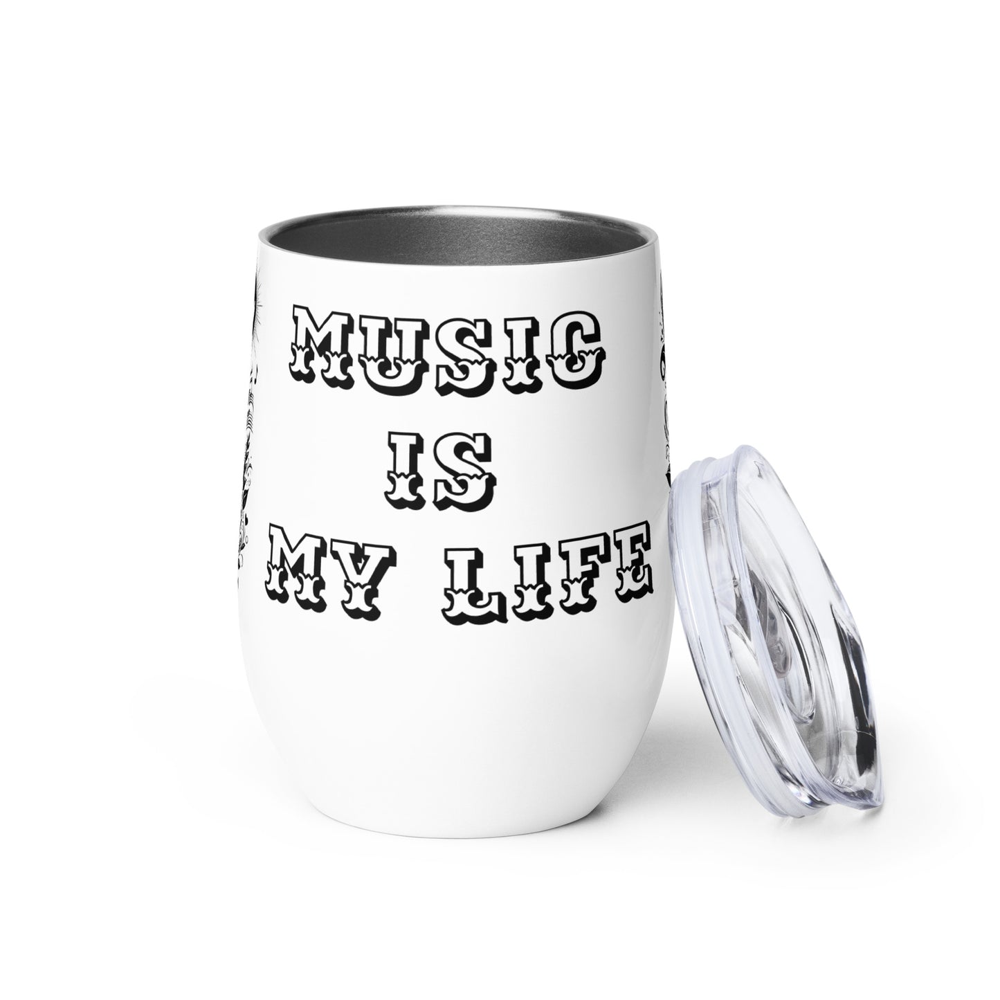 Weinbecher 'Music is life', Teil meiner 'Music is life'-Kollektion