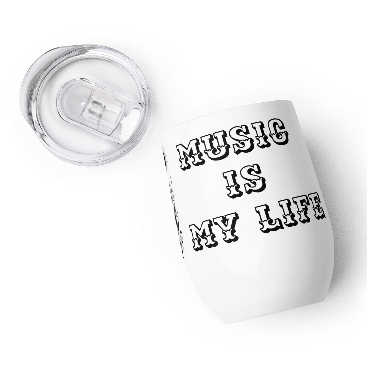 Weinbecher 'Music is life', Teil meiner 'Music is life'-Kollektion