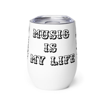 Weinbecher 'Music is life', Teil meiner 'Music is life'-Kollektion