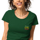 Basic Bio-T-Shirt für Damen "Dream, live, enjoy"