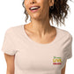 Basic Bio-T-Shirt für Damen "Dream, live, enjoy"