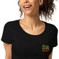 Basic Bio-T-Shirt für Damen "Dream, live, enjoy"