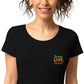 Basic Bio-T-Shirt für Damen "Dream, live, enjoy"