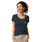 Basic Bio-T-Shirt für Damen "Dream, live, enjoy"