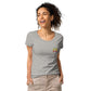 Basic Bio-T-Shirt für Damen "Dream, live, enjoy"