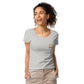 Basic Bio-T-Shirt für Damen "Dream, live, enjoy"