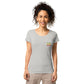 Basic Bio-T-Shirt für Damen "Dream, live, enjoy"