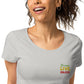 Basic Bio-T-Shirt für Damen "Dream, live, enjoy"