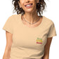 Basic Bio-T-Shirt für Damen "Dream, live, enjoy"