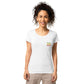 Basic Bio-T-Shirt für Damen "Dream, live, enjoy"