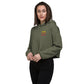 Cropped Hoodie für Damen | Bella + Canvas 7502 "Smile, sparkle, shine"