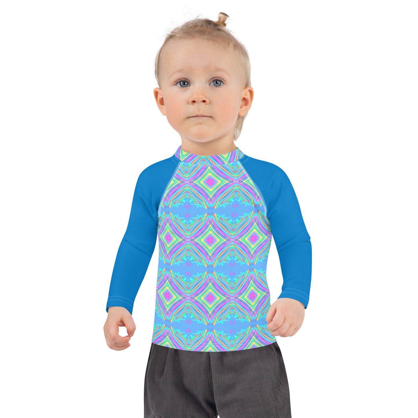 Kinder-Rash-Guard "Blau"