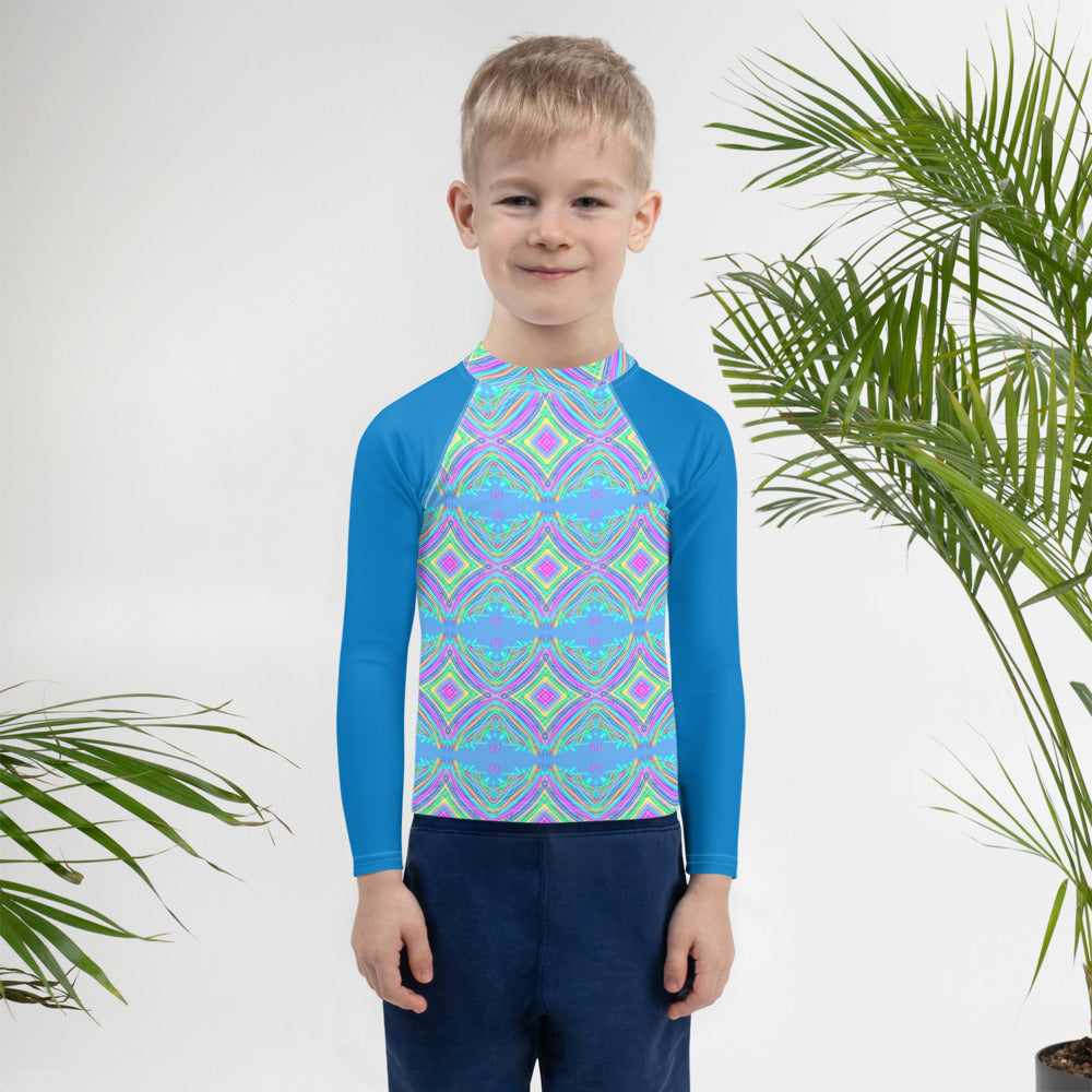 Kinder-Rash-Guard "Blau"