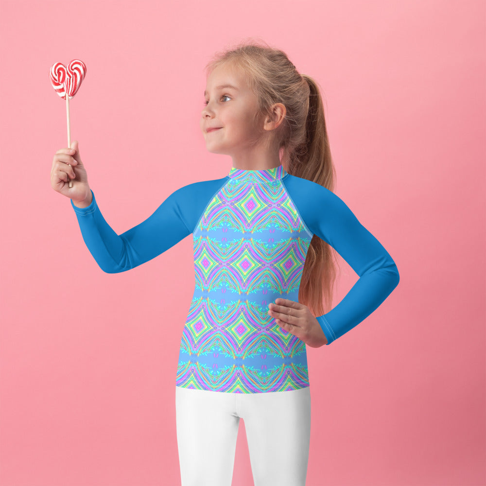 Kinder-Rash-Guard "Blau"