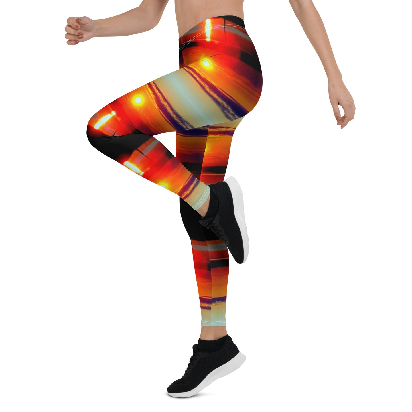 Leggings "Nebliger Sonnenuntergang"