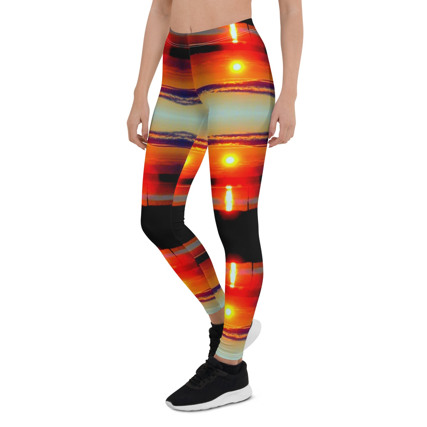 Leggings "Nebliger Sonnenuntergang"