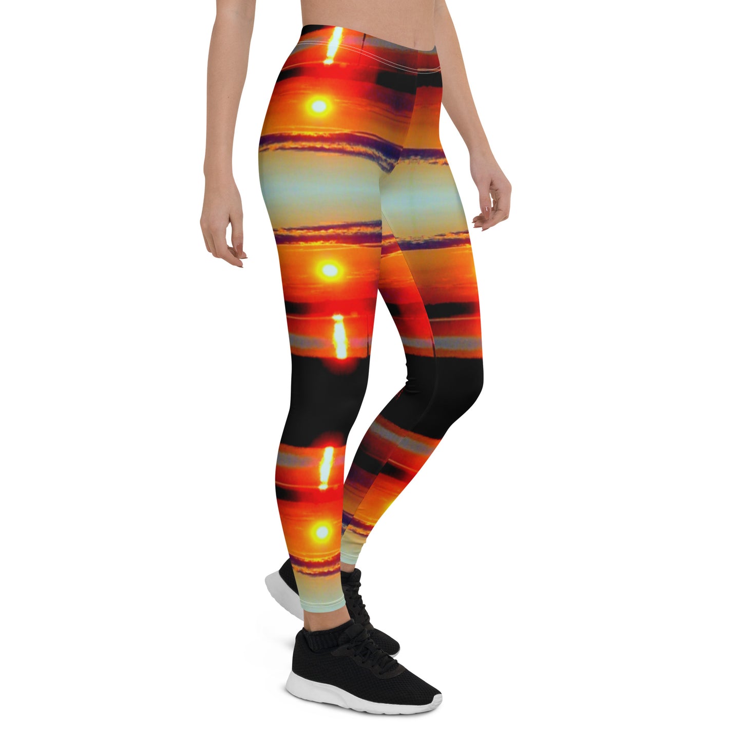 Leggings "Nebliger Sonnenuntergang"