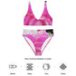 Recycelter Allover High Waist Bikini "Rosen"