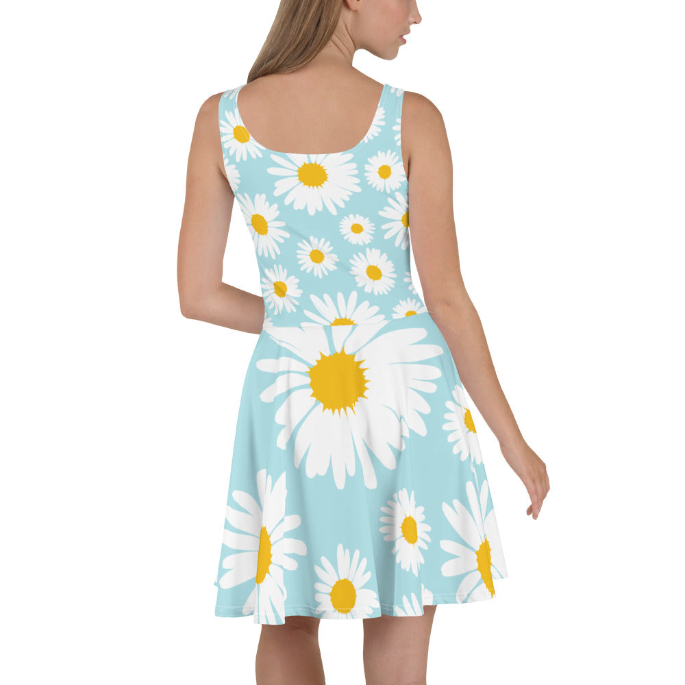 All-Over Skater-Kleid "Blumen"