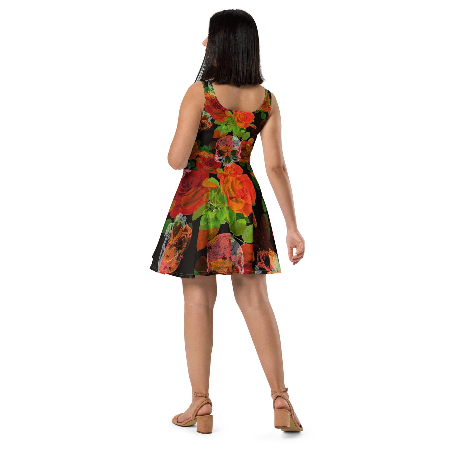 Skater-Kleid "Rosen"