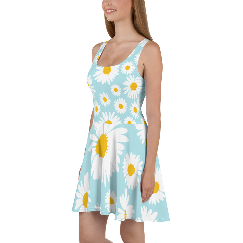 All-Over Skater-Kleid "Blumen"