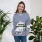 Recycelter Unisex-Kapuzenpullover / Allover-Hoodie "Weihnachten"