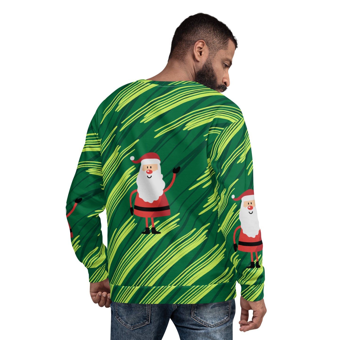 Recycelter Unisex-Pullover "Santa"