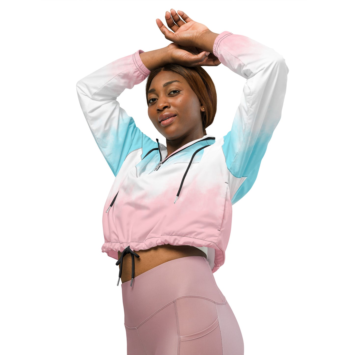 Bauchfreier Damen-Windbreaker für Damen