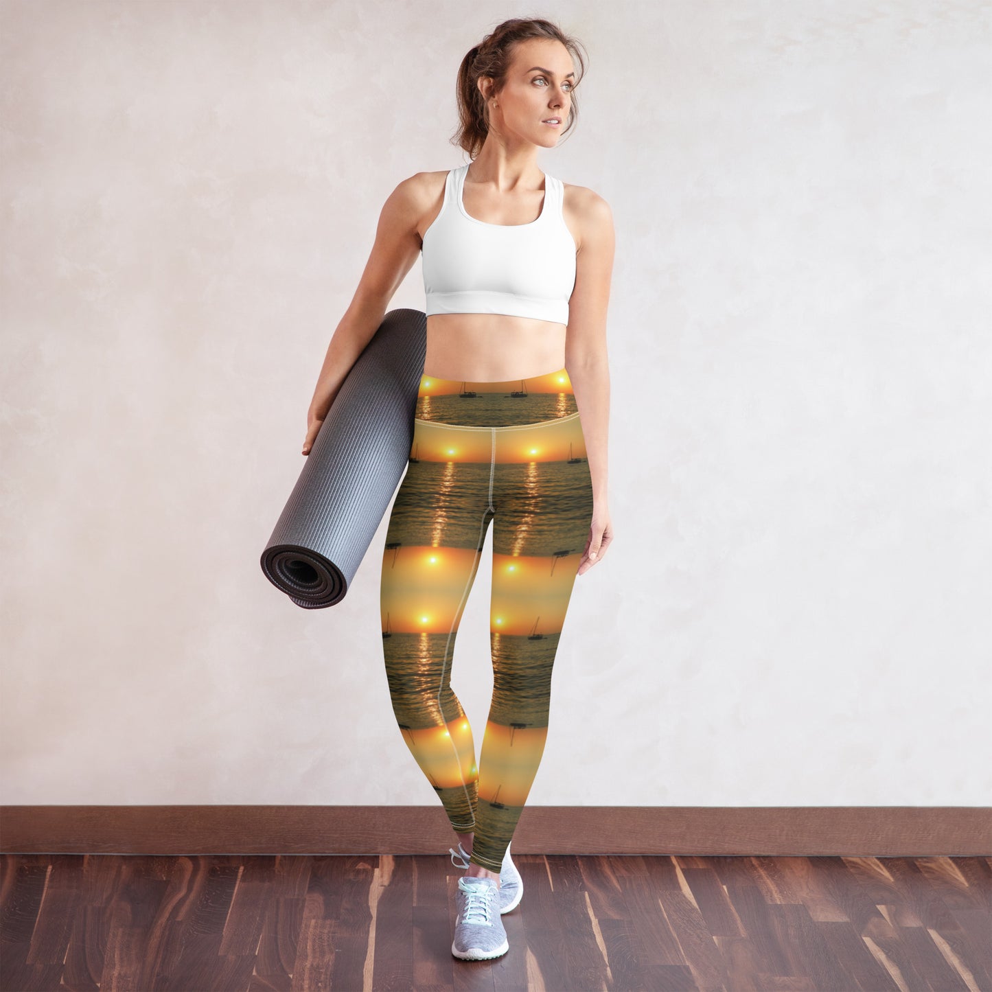 Yoga-Leggings "Sonnenuntergang"