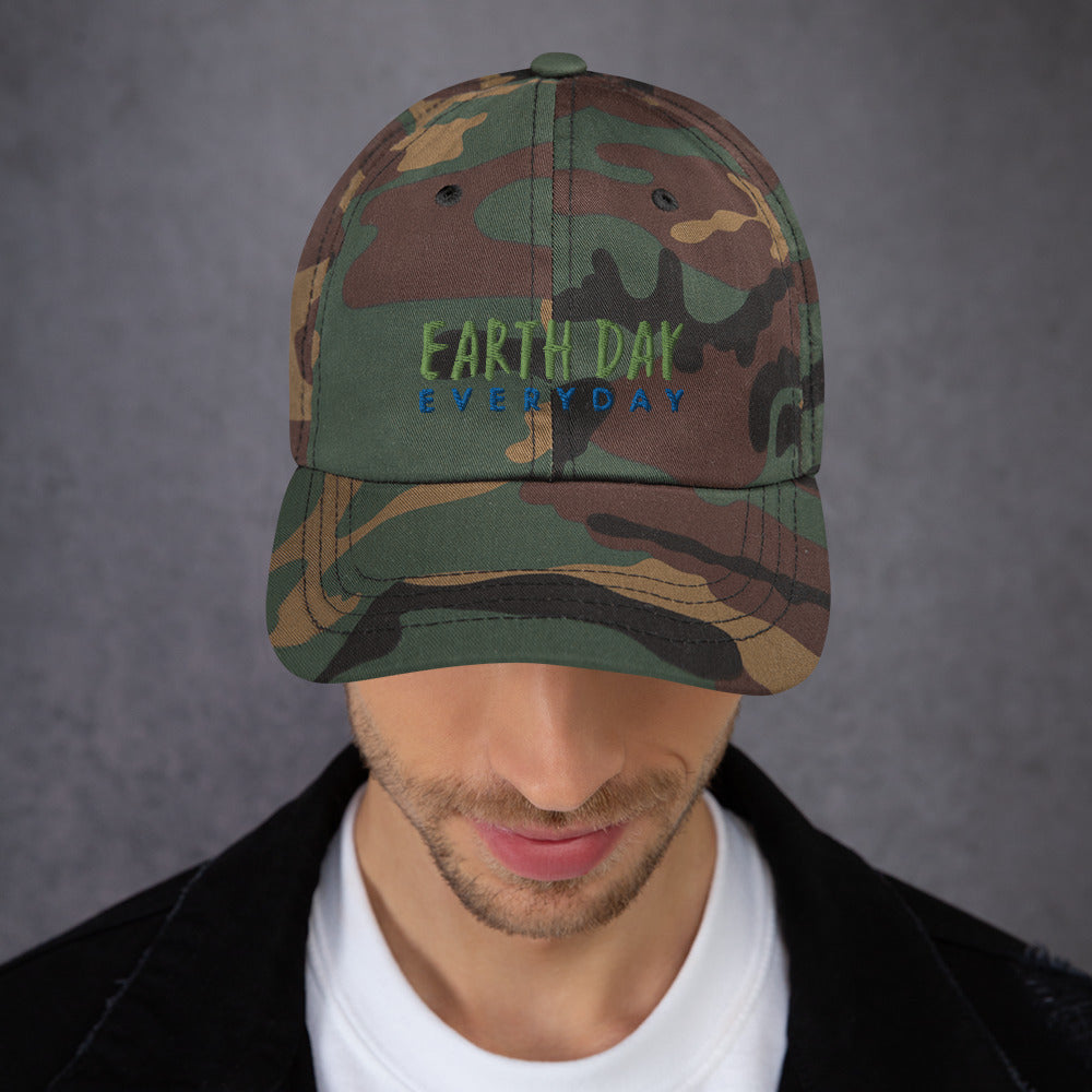 Klassische Dad-Hat | Yupoong 6245CM "Earth day everyday"