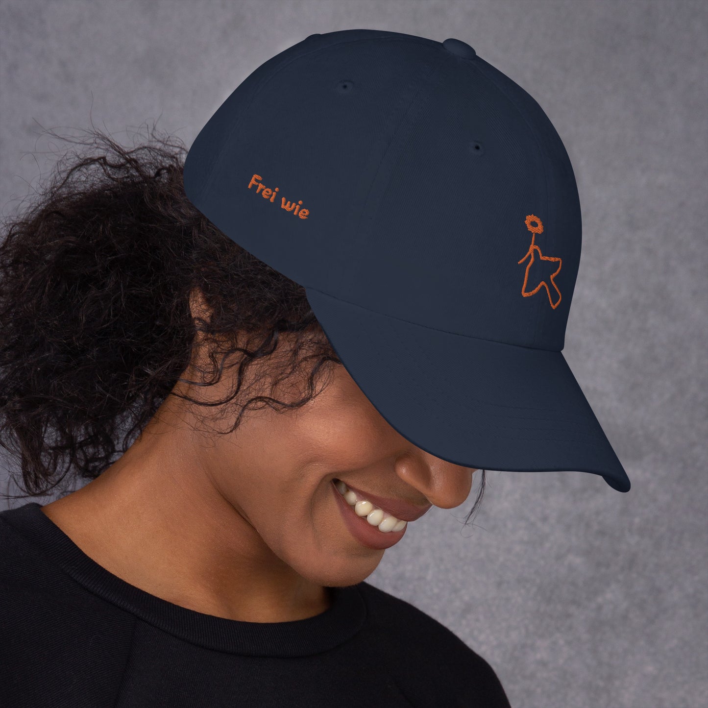 Klassische Dad-Hat | Yupoong 6245CM "Frei wie ein Vogel"