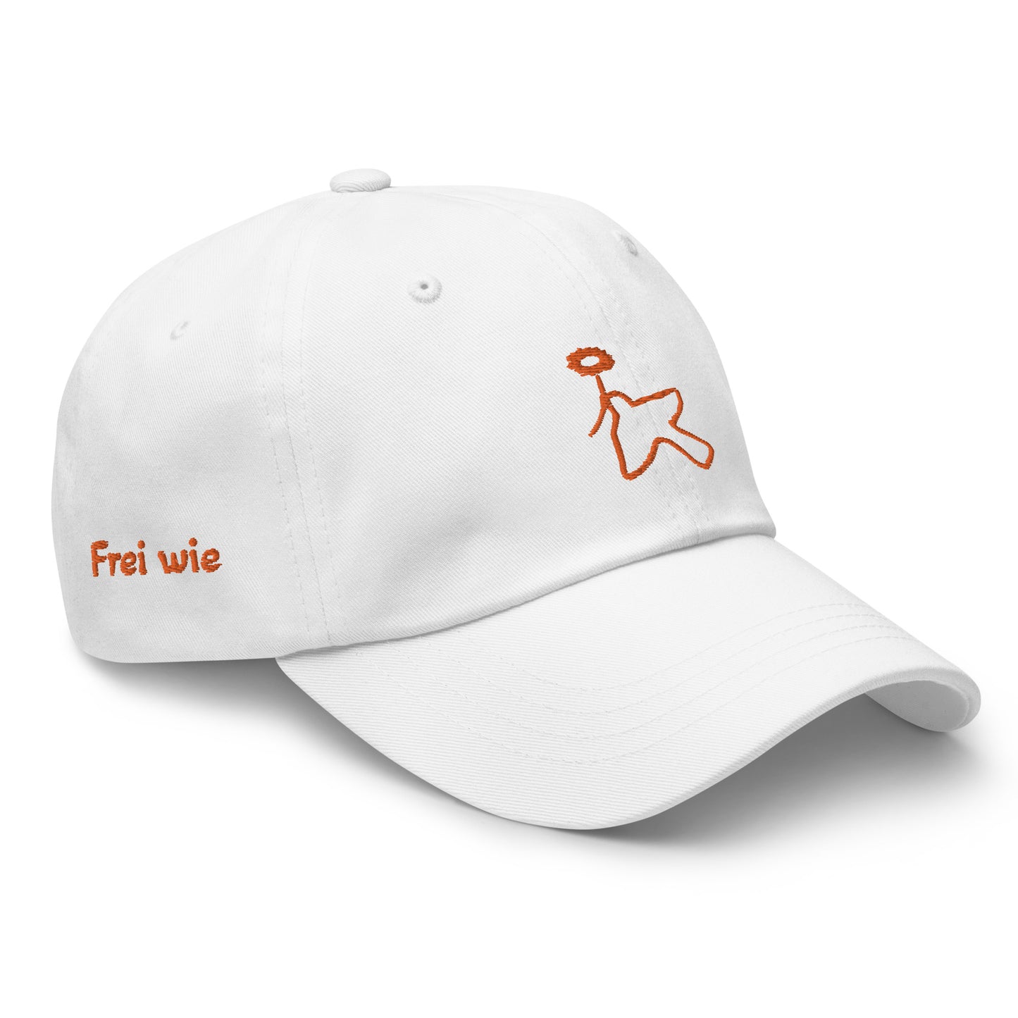 Klassische Dad-Hat | Yupoong 6245CM "Frei wie ein Vogel"