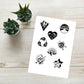 Kiss-Cut Stickerbogen "Natur"