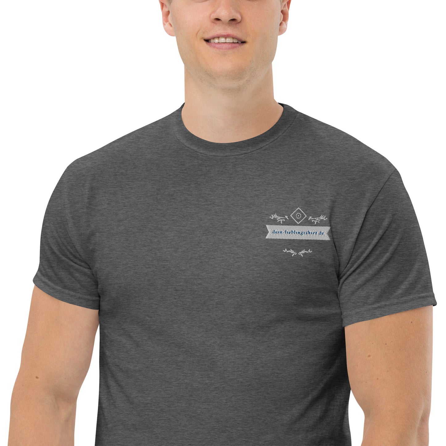 Klassisches Herren-T-Shirt | Gildan 5000 "Logo dein-lieblingsshirt.de"