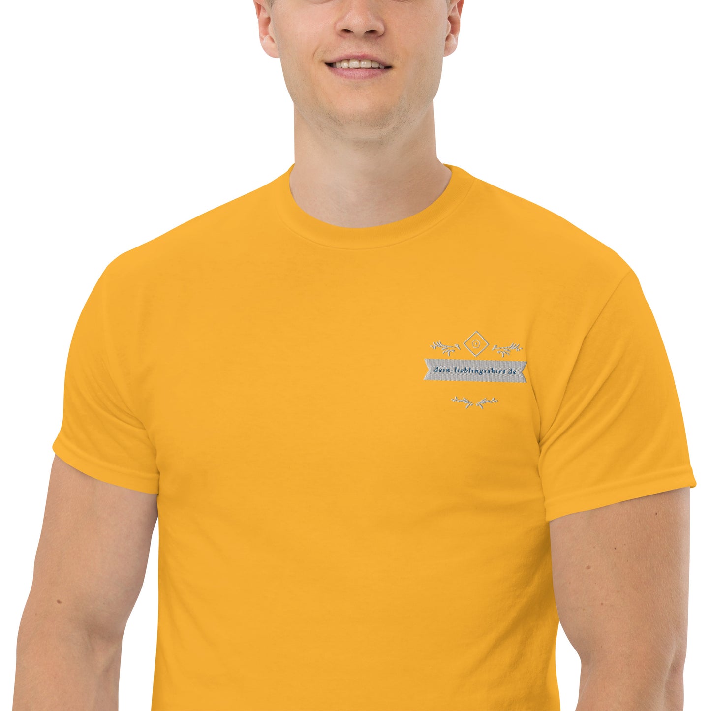 Klassisches Herren-T-Shirt | Gildan 5000 "Logo dein-lieblingsshirt.de"