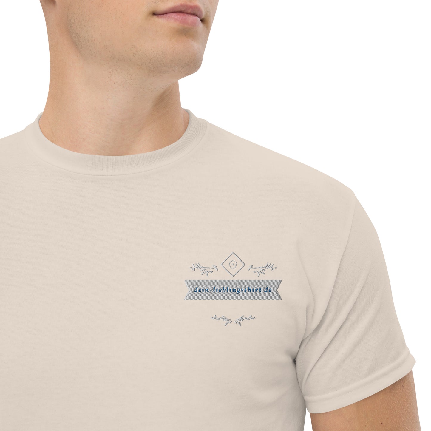 Klassisches Herren-T-Shirt | Gildan 5000 "Logo dein-lieblingsshirt.de"