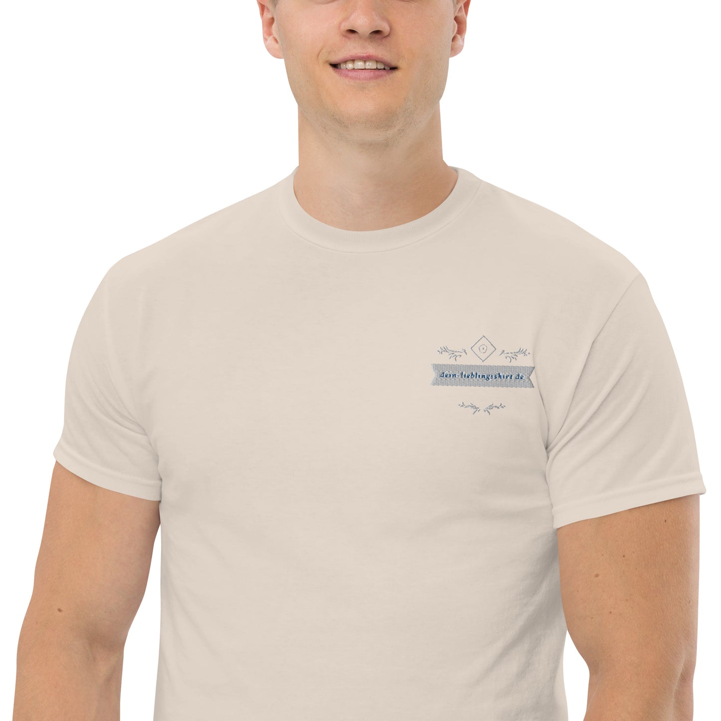 Klassisches Herren-T-Shirt | Gildan 5000 "Logo dein-lieblingsshirt.de"