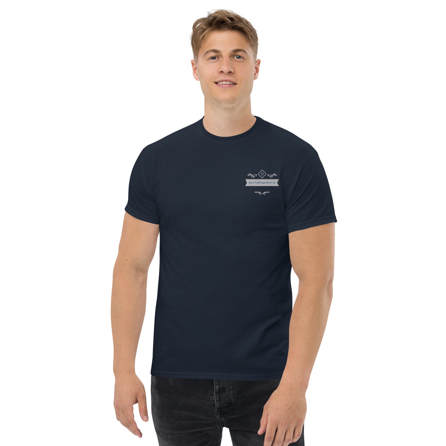 Klassisches Herren-T-Shirt | Gildan 5000 "Logo dein-lieblingsshirt.de"