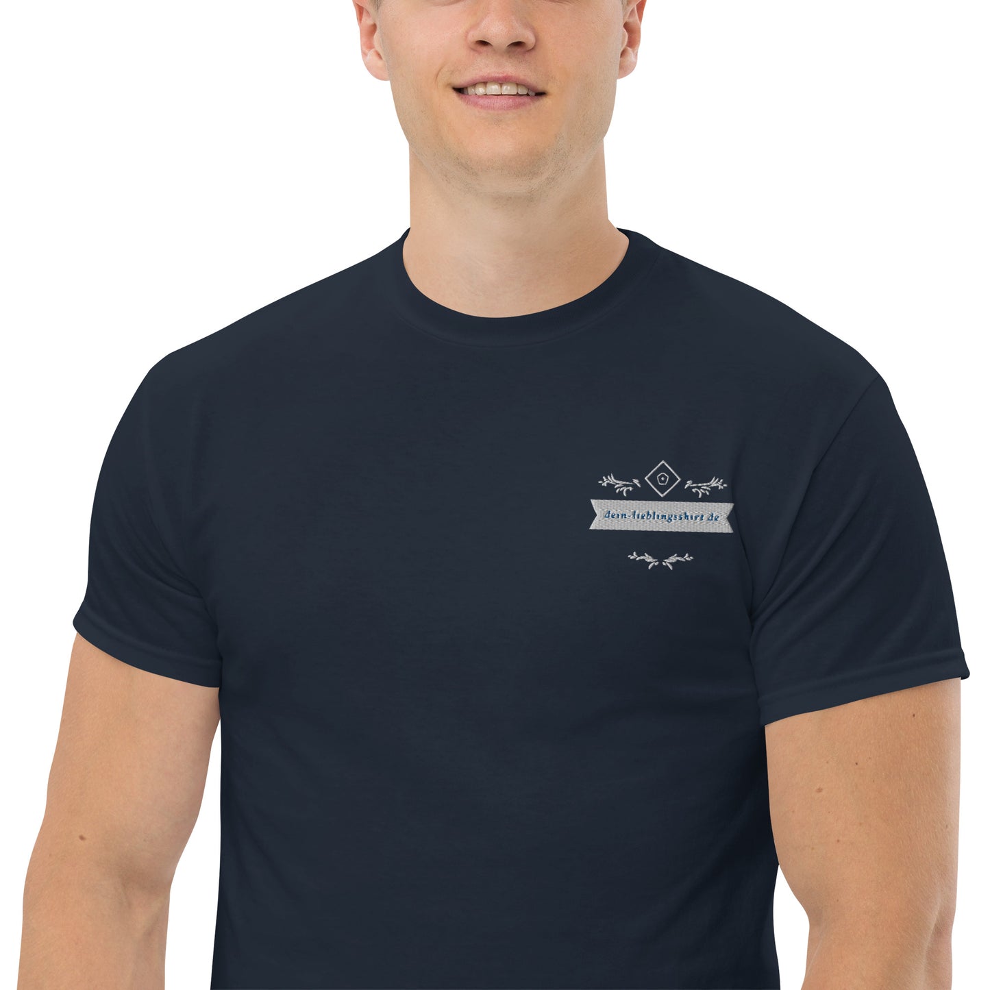 Klassisches Herren-T-Shirt | Gildan 5000 "Logo dein-lieblingsshirt.de"