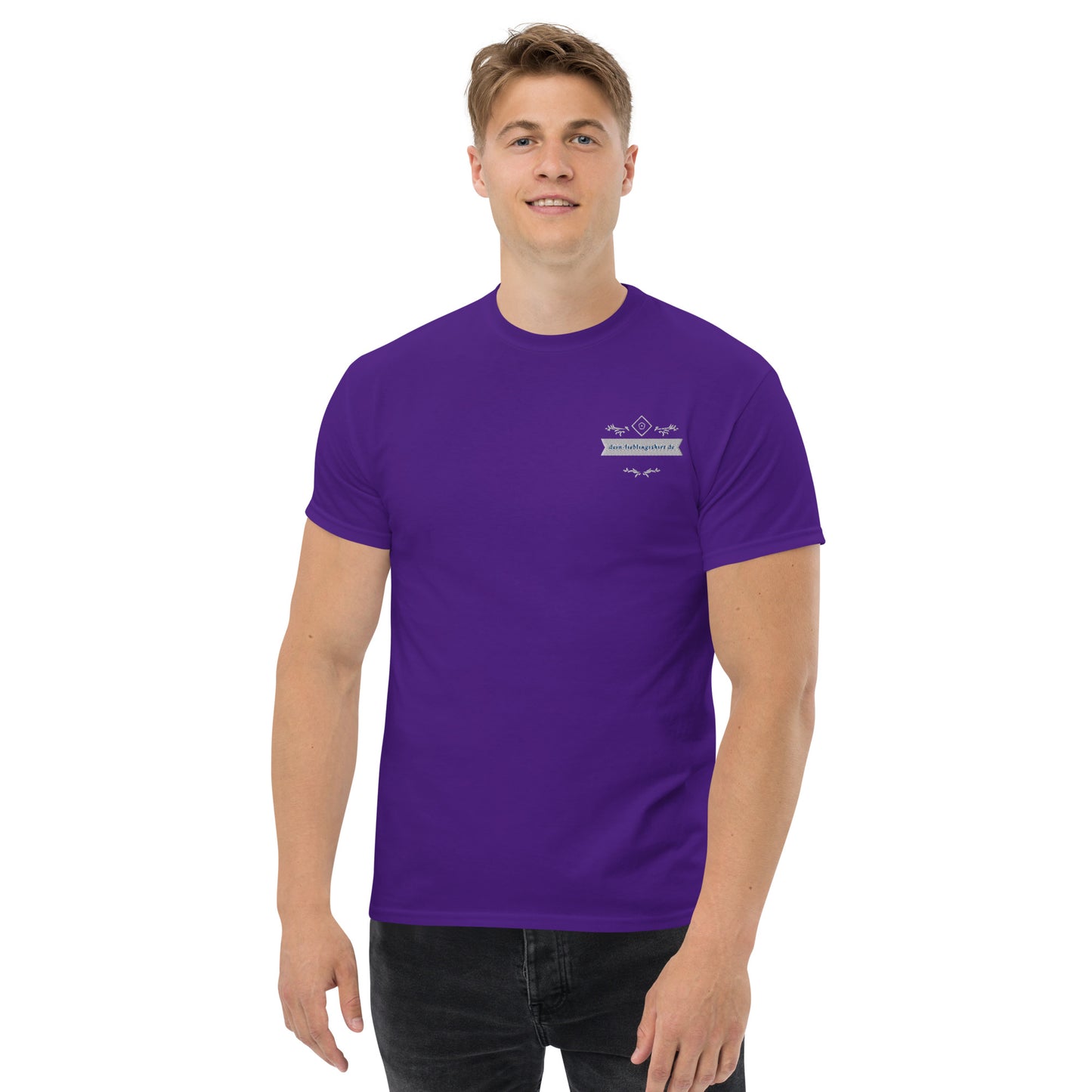 Klassisches Herren-T-Shirt | Gildan 5000 "Logo dein-lieblingsshirt.de"