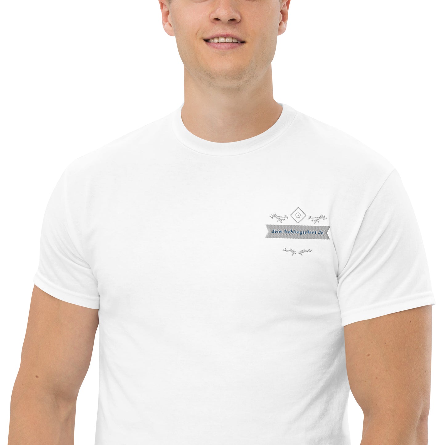 Klassisches Herren-T-Shirt | Gildan 5000 "Logo dein-lieblingsshirt.de"