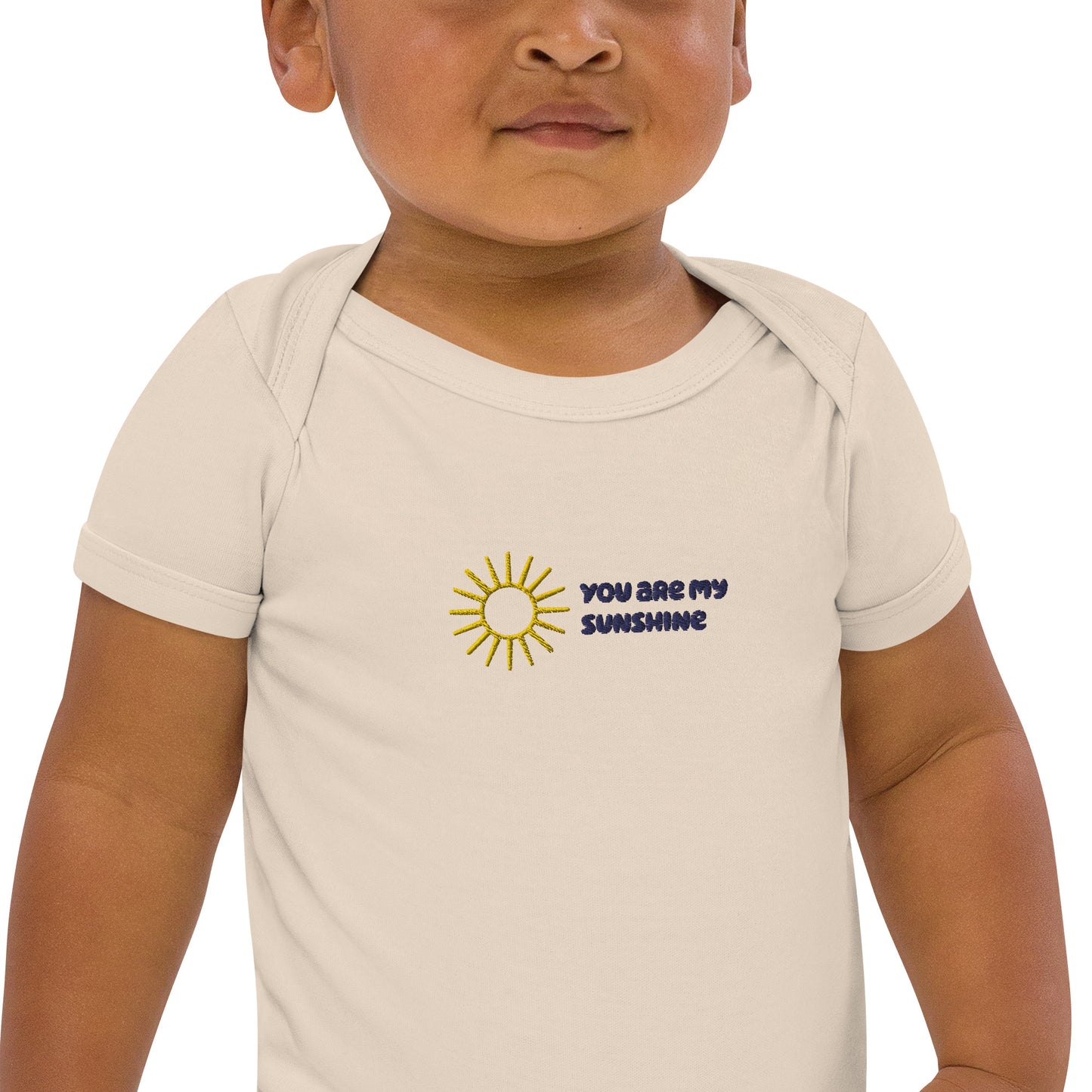 Babystrampler aus Bio-Baumwolle "You are my Sunshine"