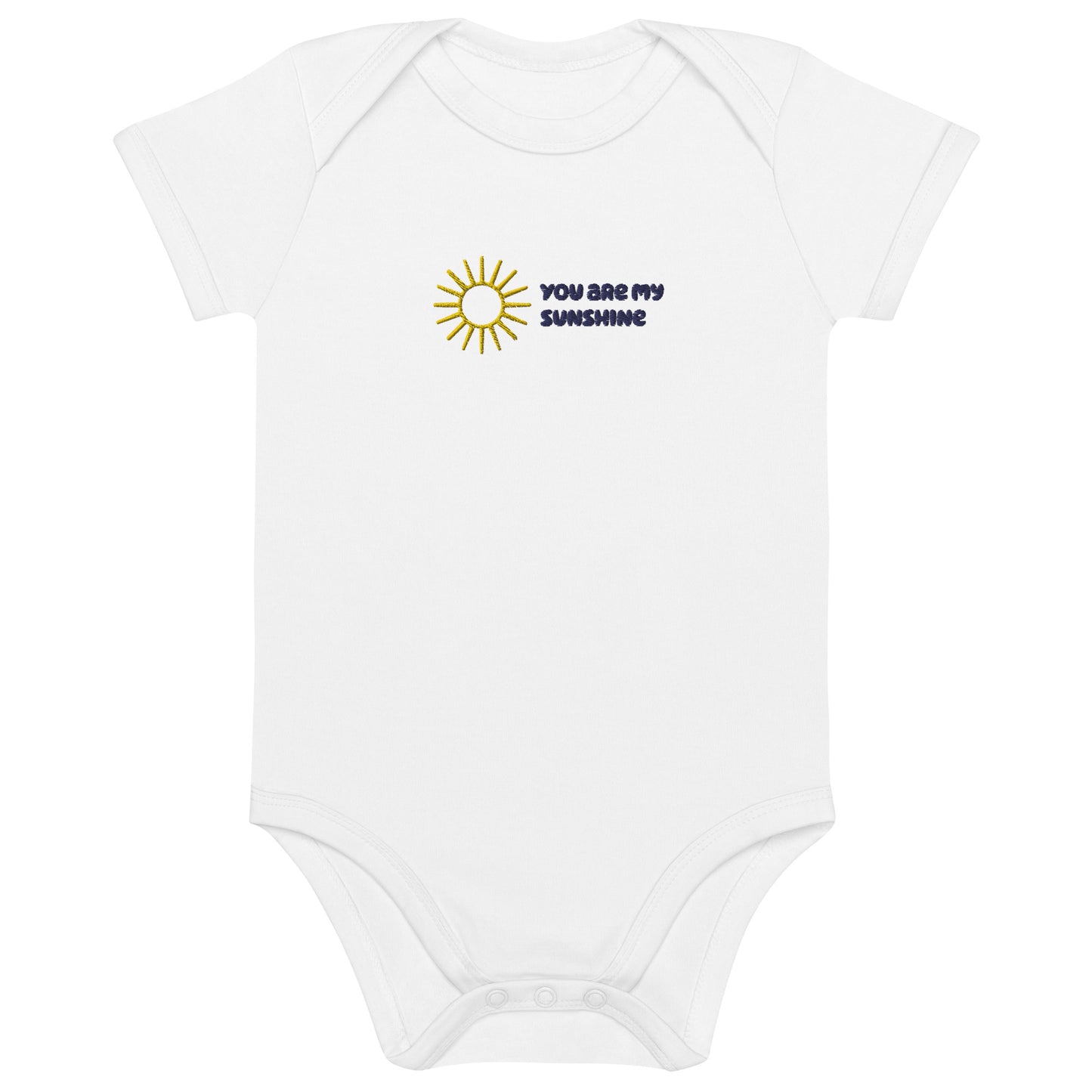 Babystrampler aus Bio-Baumwolle "You are my Sunshine"