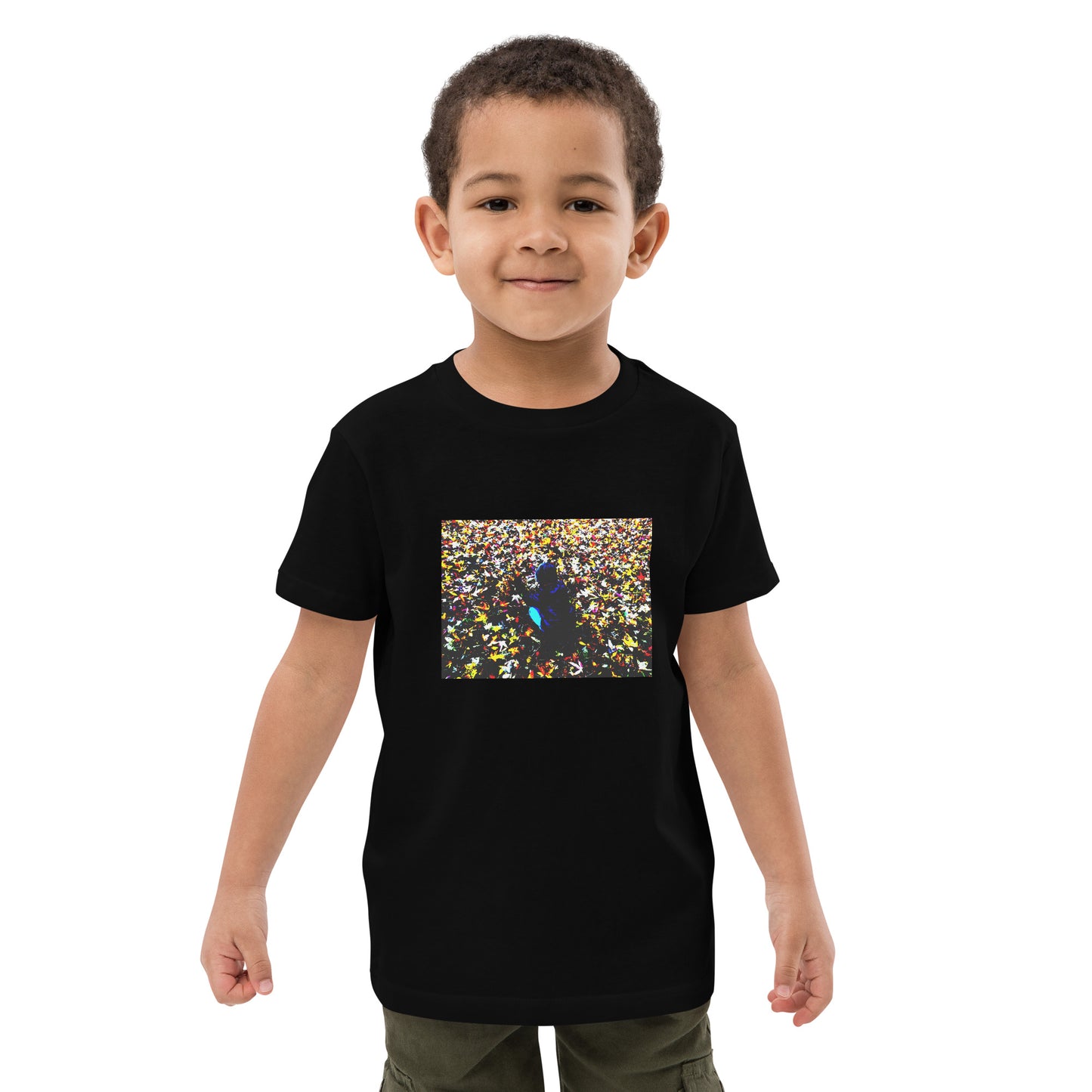 Bio-Baumwoll-T-Shirt für Kinder - Stanley Stella STTK184 "Der Jungen in den Blättern"