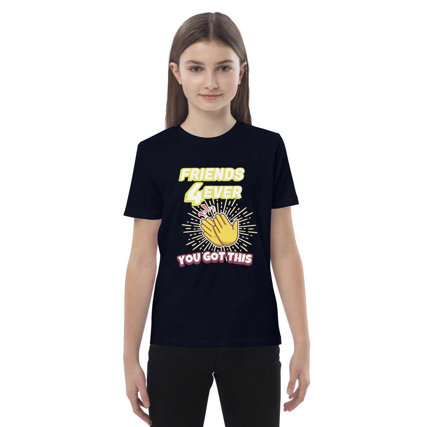 Bio-Baumwoll-T-Shirt für Kinder - Stanley Stella STTK184 "Friends forever"