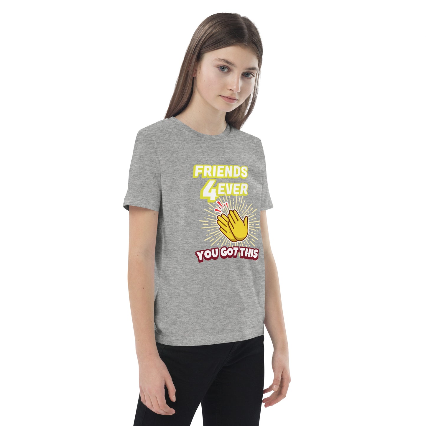 Bio-Baumwoll-T-Shirt für Kinder - Stanley Stella STTK184 "Friends forever"