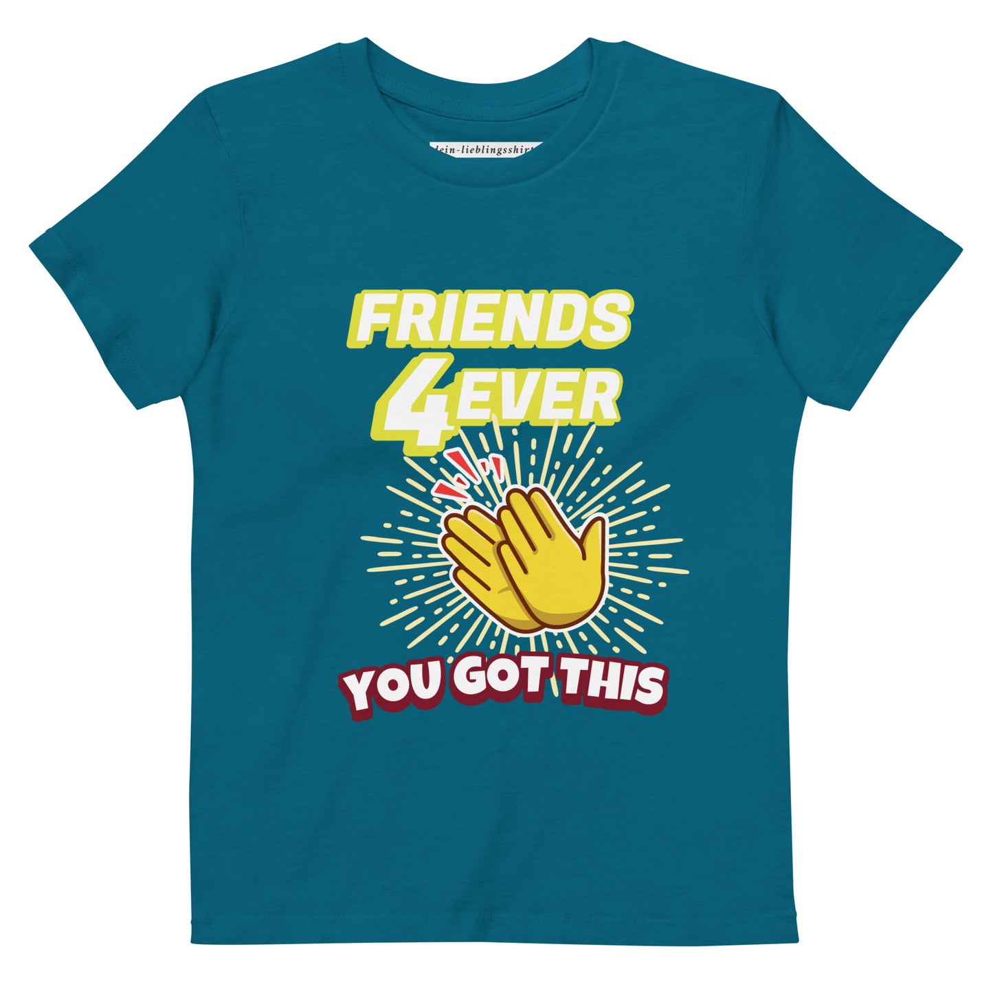 Bio-Baumwoll-T-Shirt für Kinder - Stanley Stella STTK184 "Friends forever"