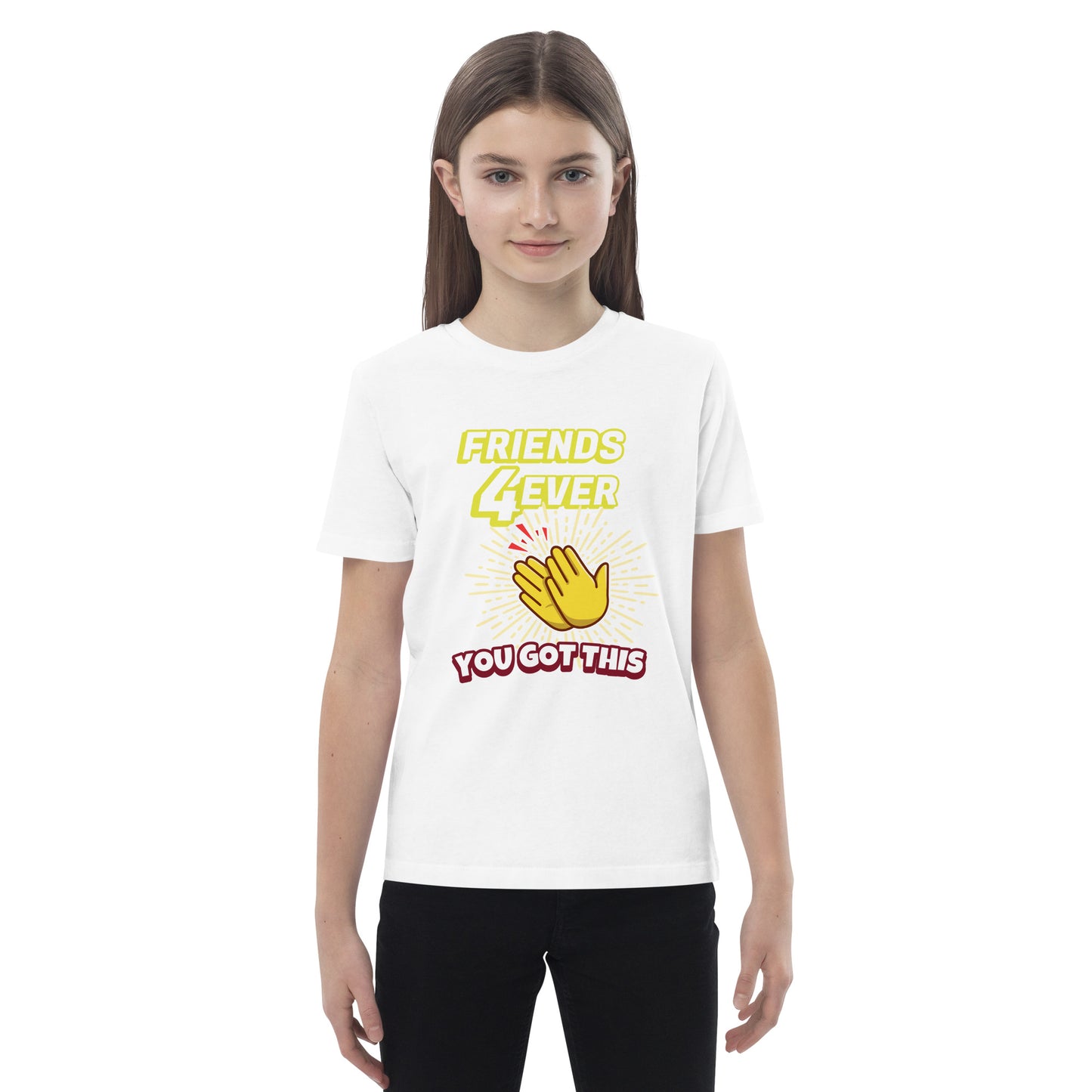 Bio-Baumwoll-T-Shirt für Kinder - Stanley Stella STTK184 "Friends forever"